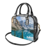 Rocky Mountain Print Shoulder Handbag