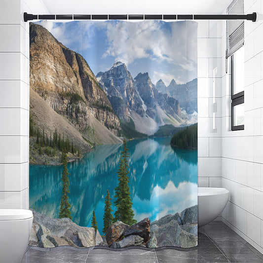 Rocky Mountain Print Shower Curtain
