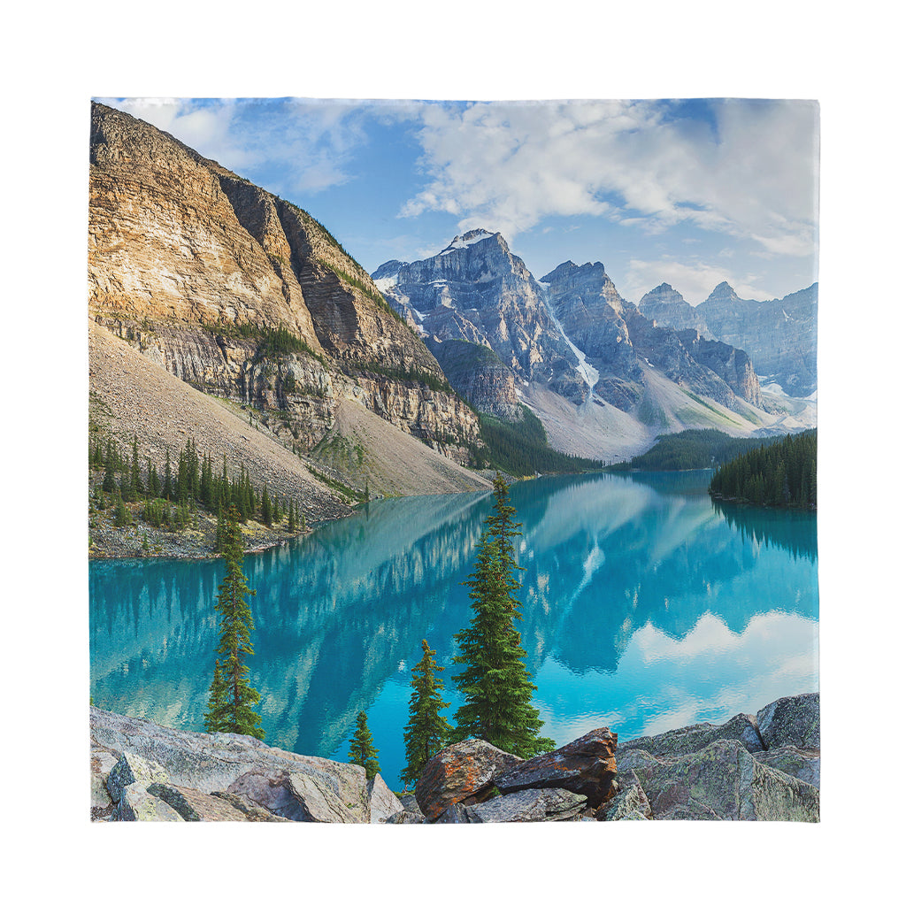 Rocky Mountain Print Silk Bandana