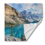 Rocky Mountain Print Silk Bandana