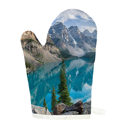 Rocky Mountain Print Single Oven Mitt
