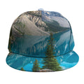 Rocky Mountain Print Snapback Cap