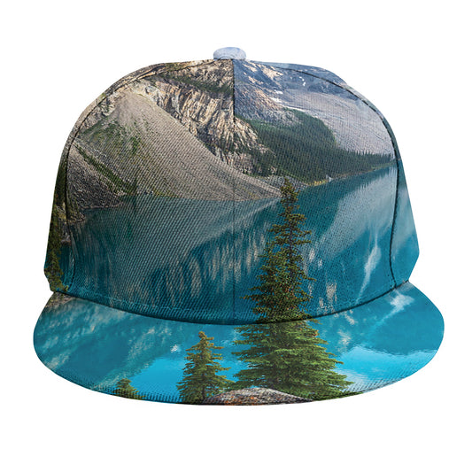 Rocky Mountain Print Snapback Cap