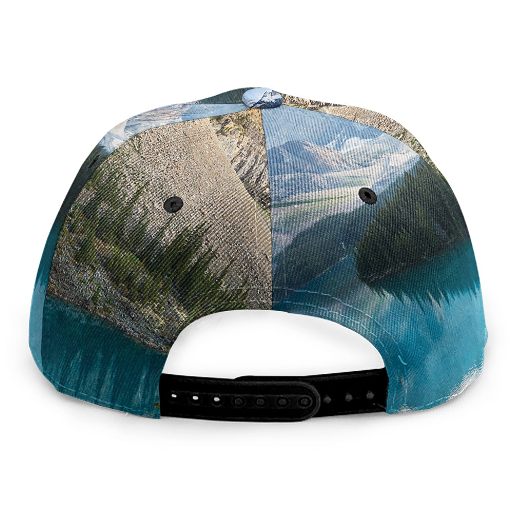 Rocky Mountain Print Snapback Cap