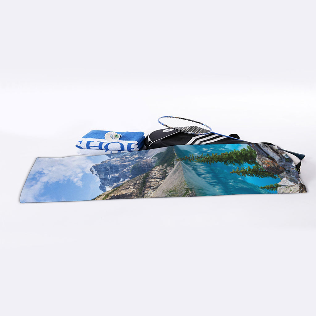 Rocky Mountain Print Sports Towel