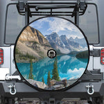 Rocky Mountain Print Tire Cover With Camera Hole