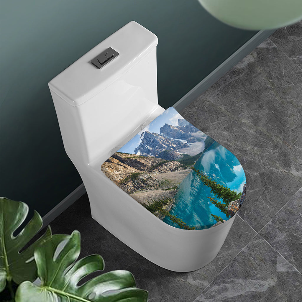 Rocky Mountain Print Toilet Lid Cover
