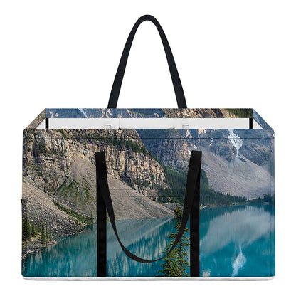 Rocky Mountain Print Utility Tote Bag