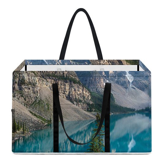 Rocky Mountain Print Utility Tote Bag