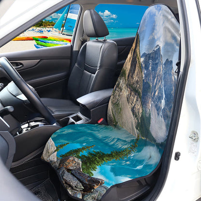 Rocky Mountain Print Waterproof Car Seat Cover