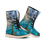 Rocky Mountain Print Winter Boots
