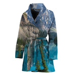 Rocky Mountain Print Women's Bathrobe