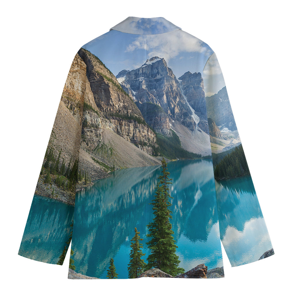 Rocky Mountain Print Women's Cotton Blazer