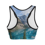 Rocky Mountain Print Women's Sports Bra