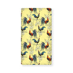 Rooster And Flower Pattern Print Baby Crib Sheet