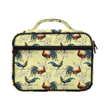 Rooster And Flower Pattern Print Briefcase Bible Bag
