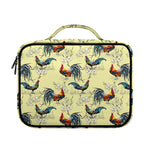 Rooster And Flower Pattern Print Briefcase Bible Bag