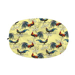 Rooster And Flower Pattern Print Car Side Mirror Covers