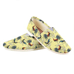 Rooster And Flower Pattern Print Casual Shoes