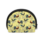Rooster And Flower Pattern Print Coin Purse