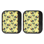 Rooster And Flower Pattern Print Handle Covers