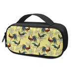 Rooster And Flower Pattern Print Insulin Cooler Travel Case