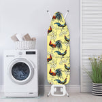 Rooster And Flower Pattern Print Ironing Board Cover