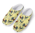 Rooster And Flower Pattern Print Mesh Casual Shoes