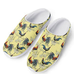 Rooster And Flower Pattern Print Mesh Casual Shoes