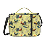 Rooster And Flower Pattern Print Shoulder Strap Bible Bag