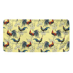 Rooster And Flower Pattern Print Towel