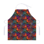 Rooster And Rowan Pattern Print Adjustable Apron