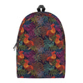 Rooster And Rowan Pattern Print School Backpack
