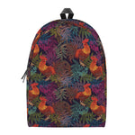 Rooster And Rowan Pattern Print Backpack