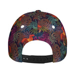 Rooster And Rowan Pattern Print Baseball Cap