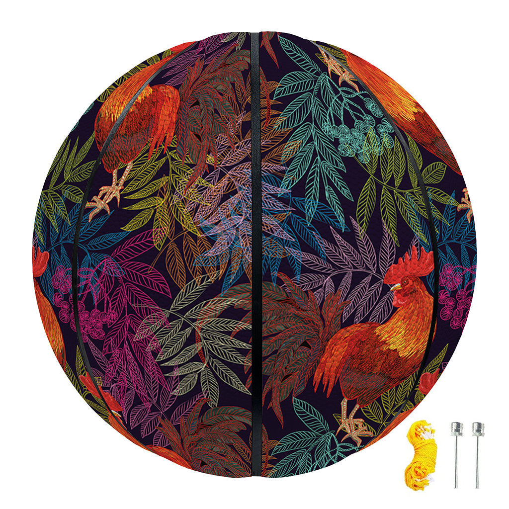 Rooster And Rowan Pattern Print Basketball