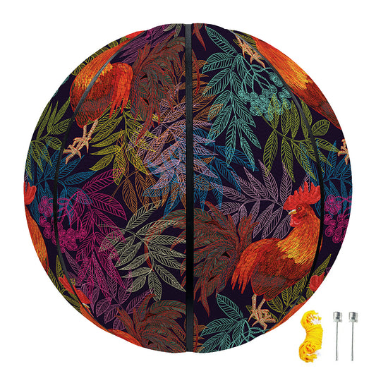 Rooster And Rowan Pattern Print Basketball
