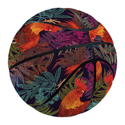 Rooster And Rowan Pattern Print Basketball