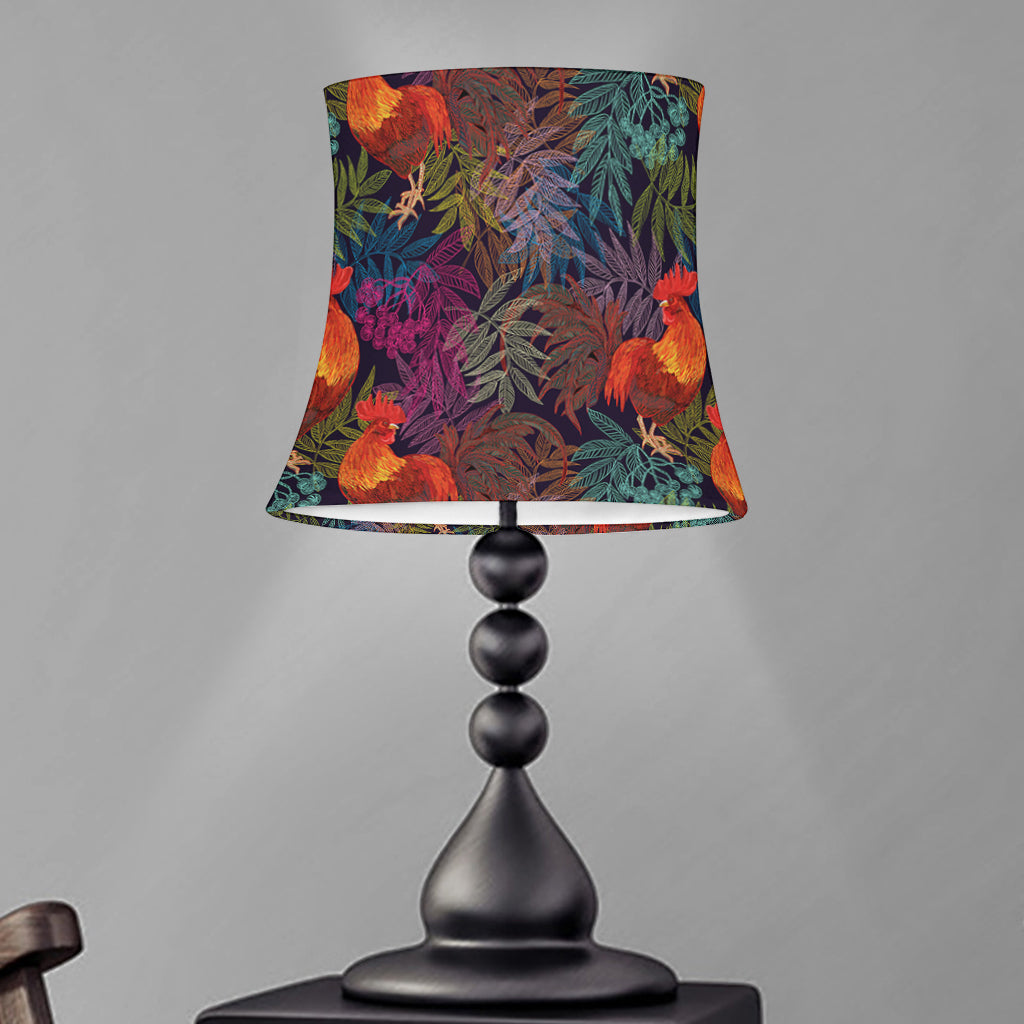 Rooster And Rowan Pattern Print Bell Lamp Shade