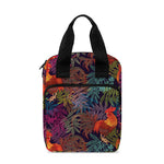 Rooster And Rowan Pattern Print Bible Tote Bag