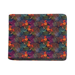 Rooster And Rowan Pattern Print Bifold Wallet