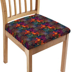 Rooster And Rowan Pattern Print Chair Cushion Cover