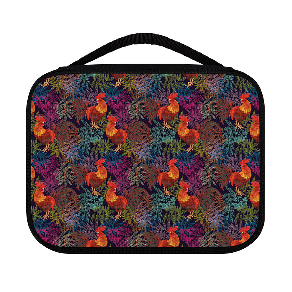 Rooster And Rowan Pattern Print Classic Bible Case