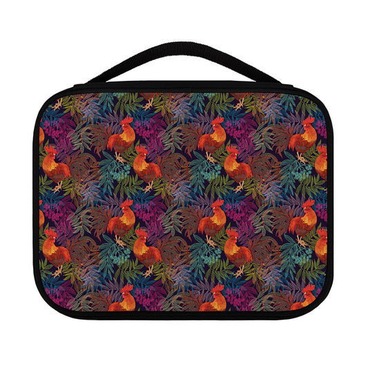 Rooster And Rowan Pattern Print Classic Bible Case