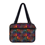 Rooster And Rowan Pattern Print Double Strap Bible Bag