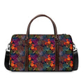 Rooster And Rowan Pattern Print Duffel Bag