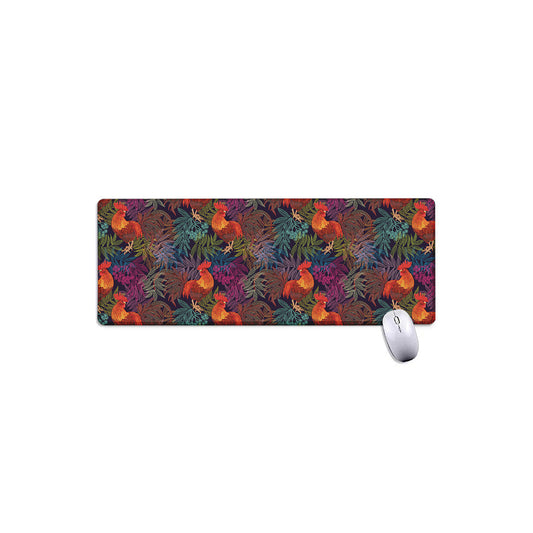 Rooster And Rowan Pattern Print Extended Mouse Pad