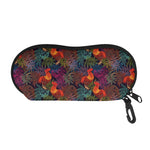 Rooster And Rowan Pattern Print Glasses Case