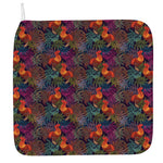 Rooster And Rowan Pattern Print Hand Towel