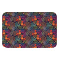 Rooster And Rowan Pattern Print Indoor Door Mat